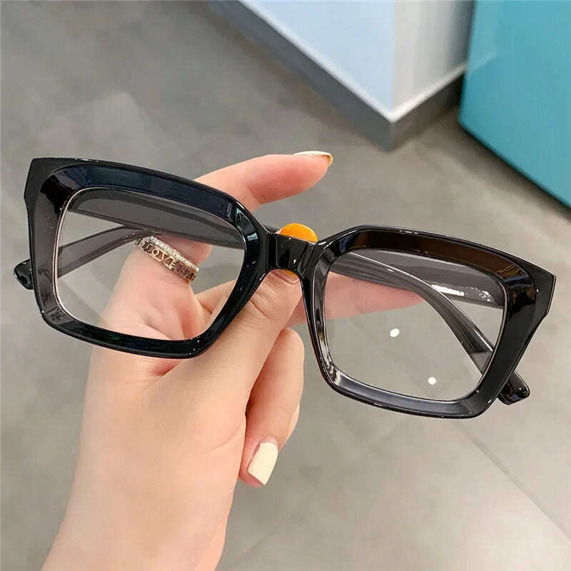 KIMLUD, Fashion Reading Glasses Women 2023 New Square Anti Blue Light Presbyopia Eyegalsses Vintage Computer Optical Eyewear +1 .0~ +3.5, KIMLUD Womens Clothes