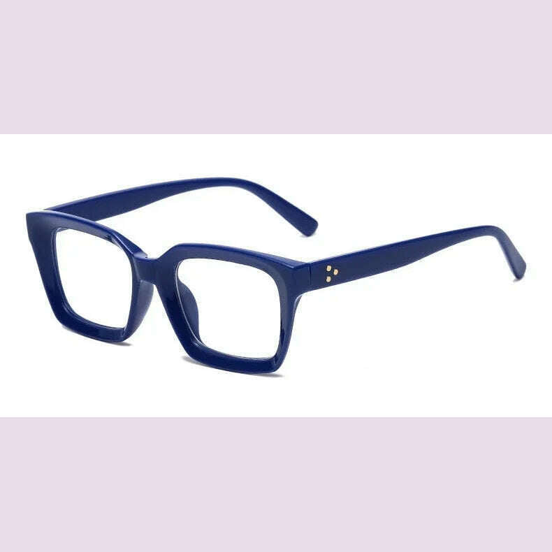 KIMLUD, Fashion Reading Glasses Women 2023 New Square Anti Blue Light Presbyopia Eyegalsses Vintage Computer Optical Eyewear +1 .0~ +3.5, +350 / Blue, KIMLUD APPAREL - Womens Clothes