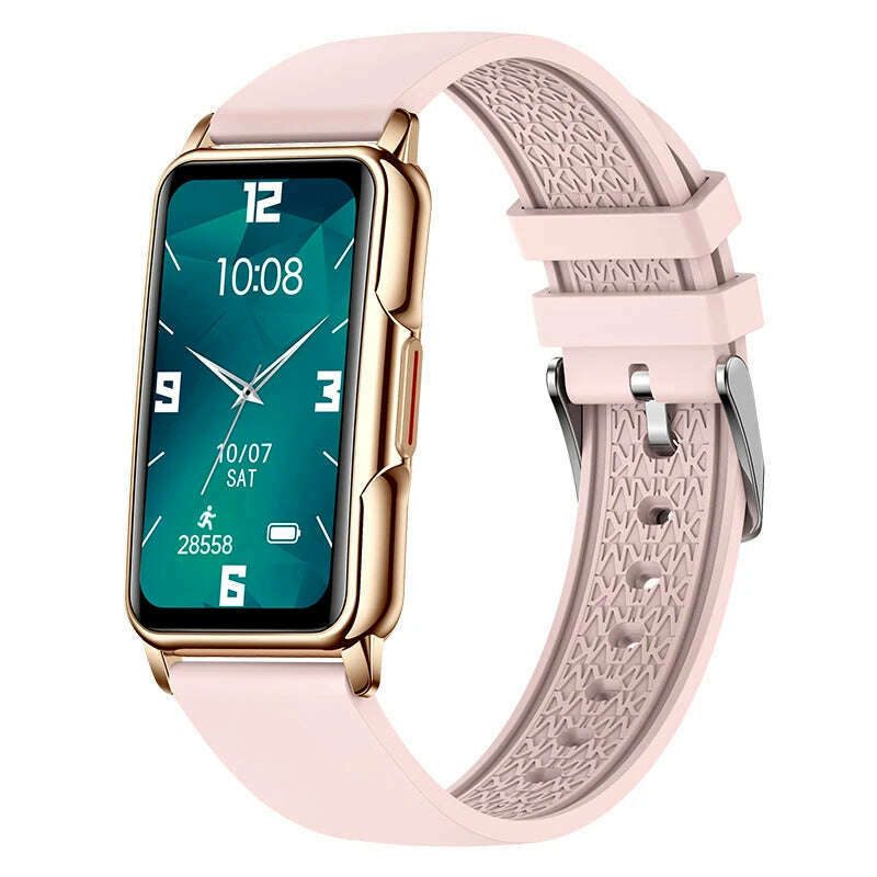 For Android IOS Smart Bracelet Women Smartwatch Men Heart Rate Monitoring Waterproof 20+Sports mode Smart Watch For Ladies +Gift - KIMLUD