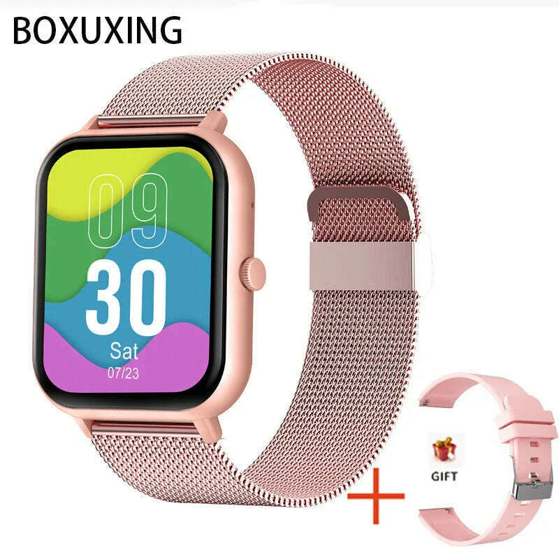 For Xiaomi Huawei Samsung 2023 New Smart Watch Men Women Heart Rate Blood Pressure Fitness Tracker Bluetooth Call Smartwatch Man - KIMLUD