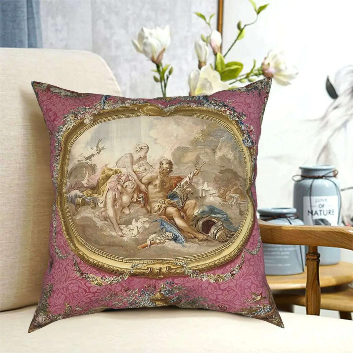 Francois Boucher Venus Pillowcase Decoration Cushions Throw Pillow for Sofa Polyester Double-sided Printing Creative - KIMLUD