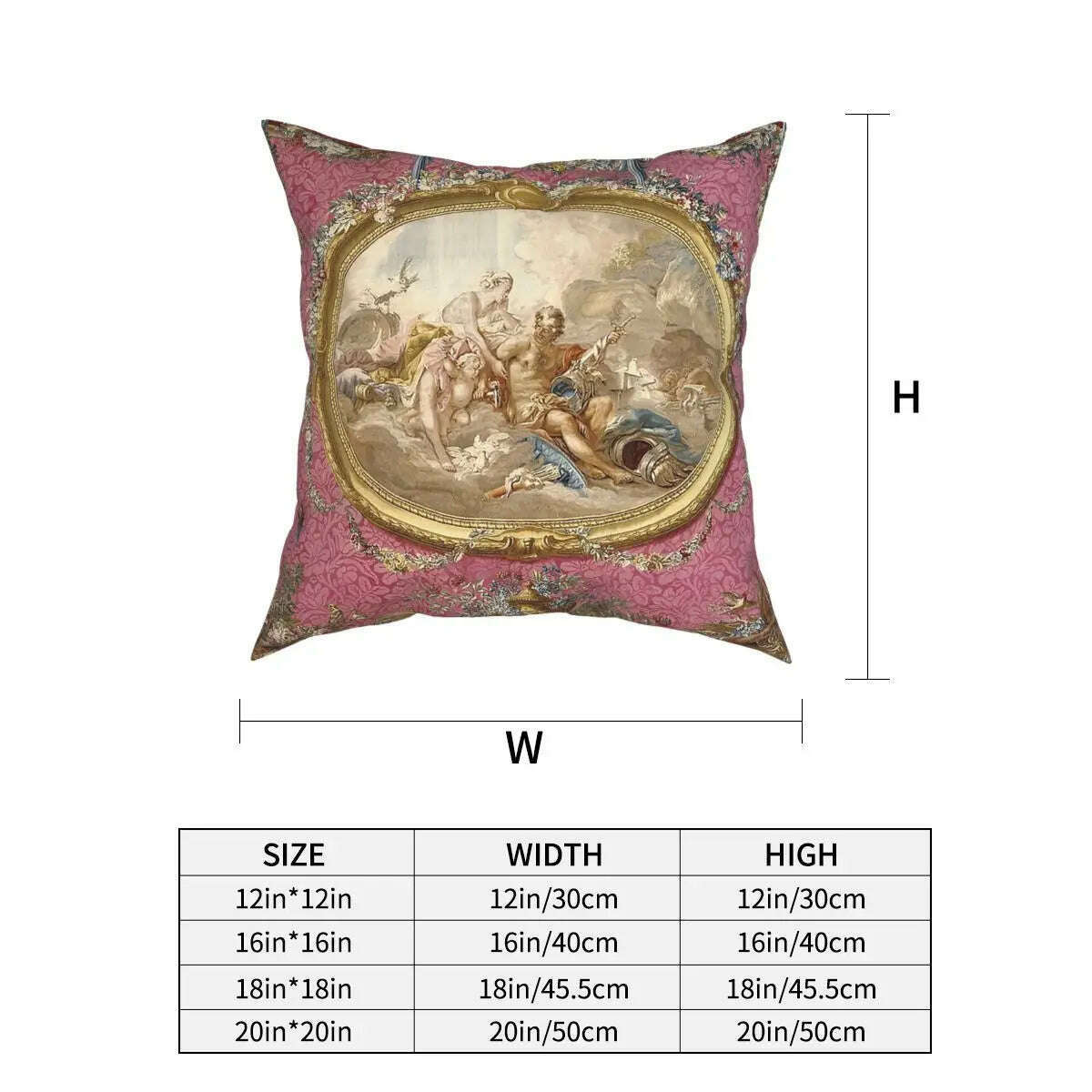 Francois Boucher Venus Pillowcase Decoration Cushions Throw Pillow for Sofa Polyester Double-sided Printing Creative - KIMLUD