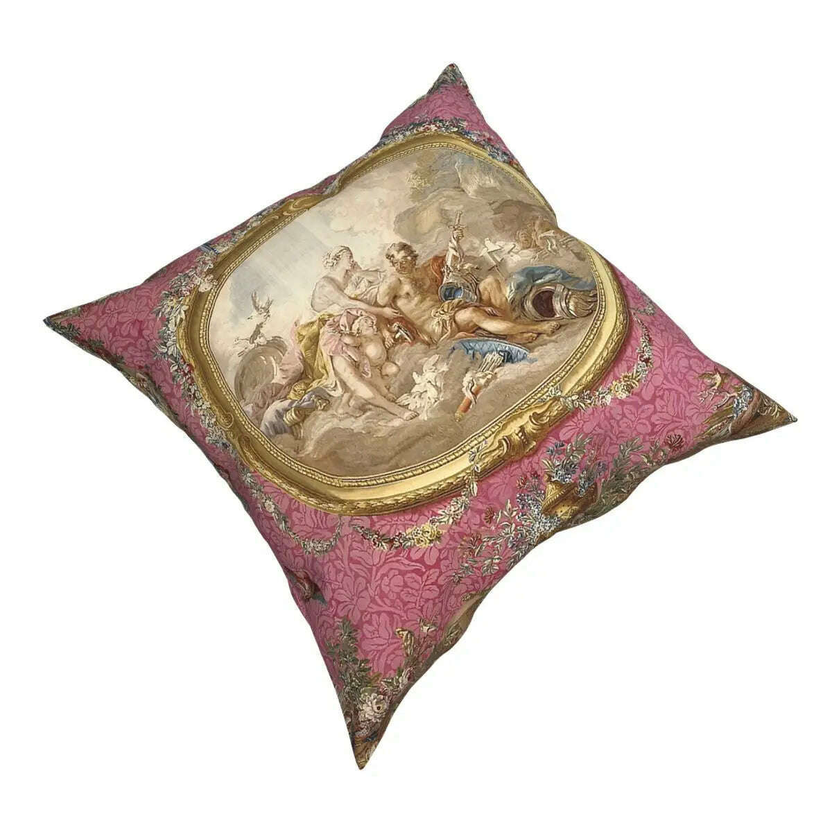 KIMLUD, Francois Boucher Venus Pillowcase Decoration Cushions Throw Pillow for Sofa Polyester Double-sided Printing Creative, KIMLUD Womens Clothes