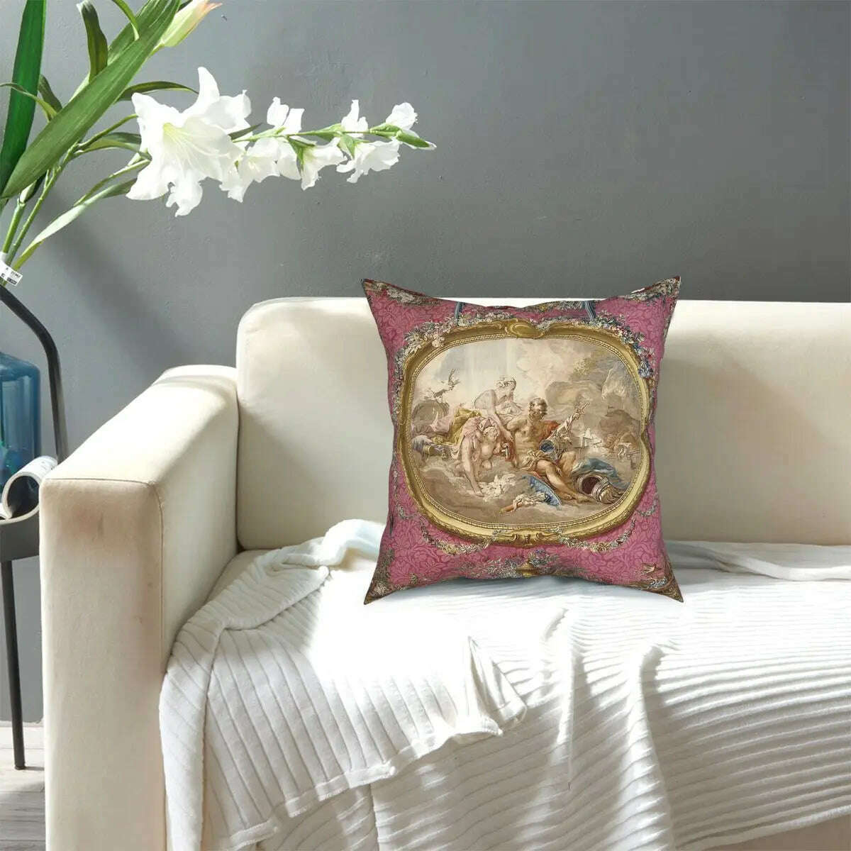 Francois Boucher Venus Pillowcase Decoration Cushions Throw Pillow for Sofa Polyester Double-sided Printing Creative - KIMLUD