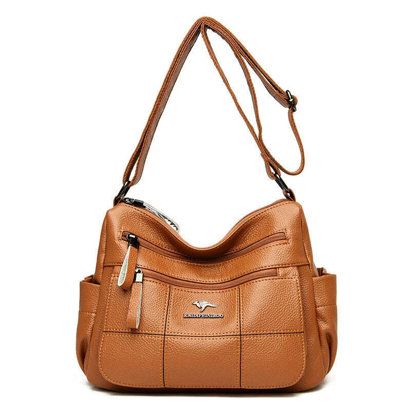 Genuine Brand Leather Sac Luxury Handbags Women Bags Designer Shoulder Crossbody Hand Bags for Women 2022 Purses and Handbags - KIMLUD