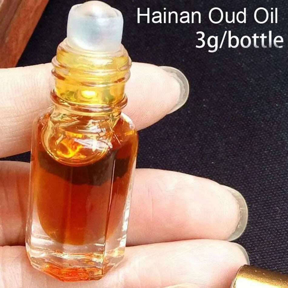 Genuine Natural Pure Chinese Hainan Oudh Oil Cambodia Oud Oil Kynam Oil Smell Nice Strong Lasting Fragrant Wholesale Free Ship - KIMLUD