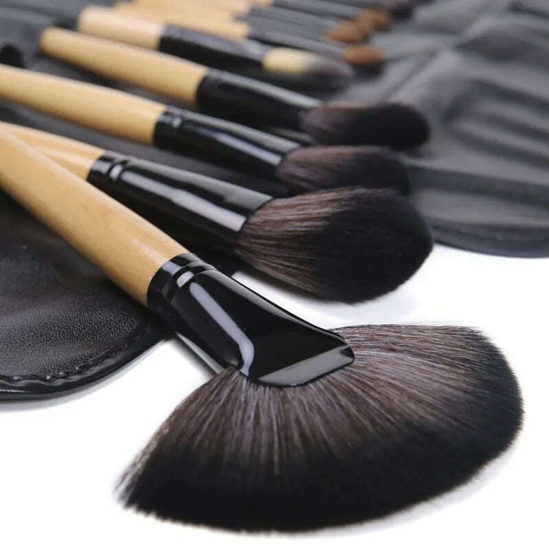 Gift Bag Of 24 pcs Makeup Brush Sets Professional Cosmetics Brushes Eyebrow Powder Foundation Shadows Pinceaux Make Up Tools - KIMLUD