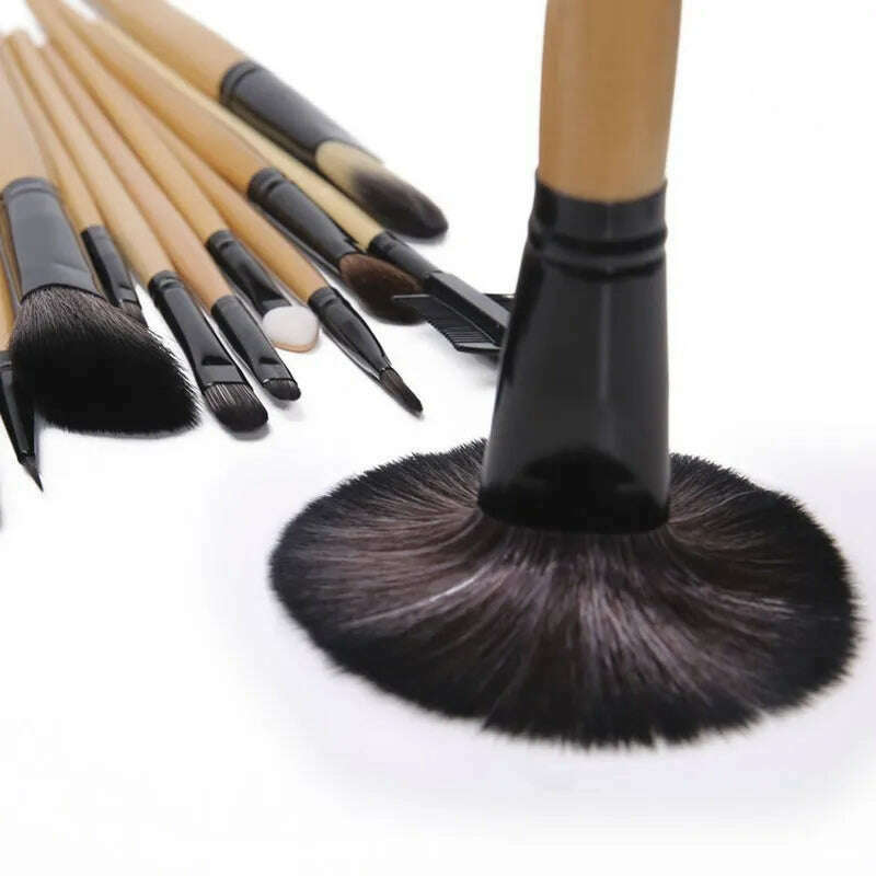 Gift Bag Of 24 pcs Makeup Brush Sets Professional Cosmetics Brushes Eyebrow Powder Foundation Shadows Pinceaux Make Up Tools - KIMLUD