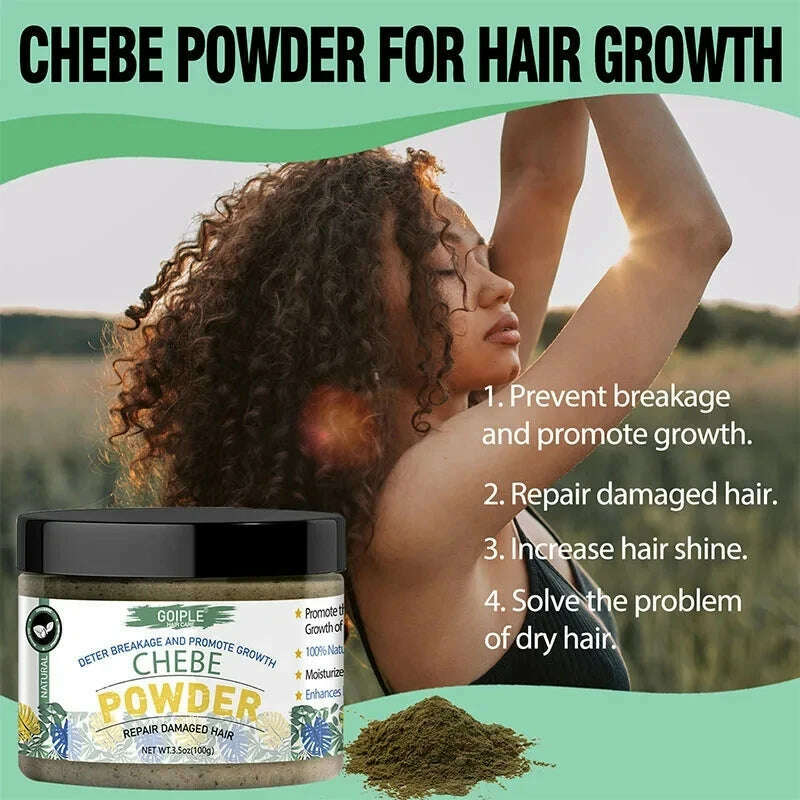 KIMLUD, GOIPLE African Chebe Powder Repair Dry Damaged Moisturizer Strengthens Hair Regrowth Butter Mask Promote Growth Oil Scalp Care, KIMLUD Womens Clothes