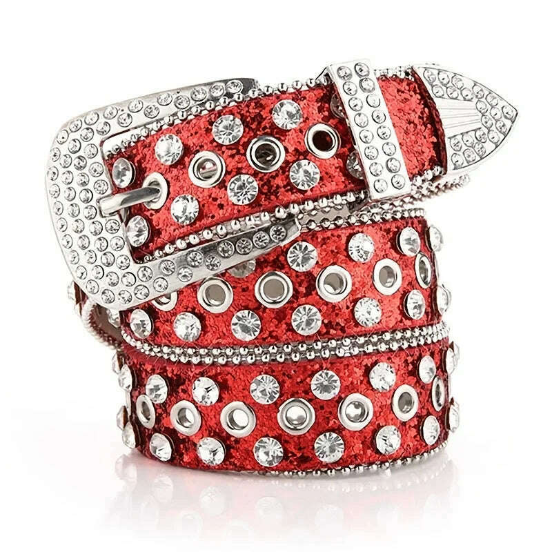 Gorgeous Rhinestone Studded Belt - Perfect Gift for Her on Valentine's Day or Wedding Party! - KIMLUD