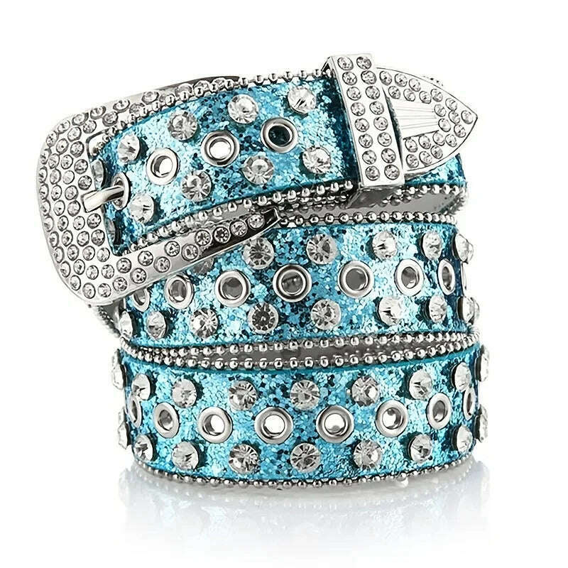 Gorgeous Rhinestone Studded Belt - Perfect Gift for Her on Valentine's Day or Wedding Party! - KIMLUD