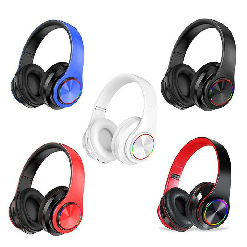 Head-mounted B39 Wireless Bluetooth Headphones With Mic Noise Cancelling Headsets Stereo Sound Earphones Sport Gaming Headphones - KIMLUD