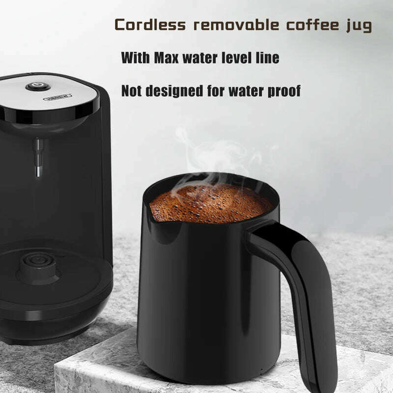 HiBREW Automatic Turkish Coffee Machine Electric Pot AC 220~240V Ground Coffee Maker H9 - KIMLUD