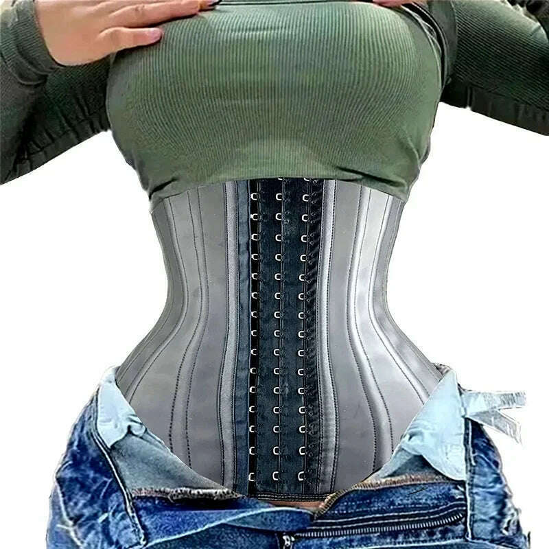 High Compression Fajas Colombian Girdle Waist Trainer Shorts Tummy Control Sheath Slimming Flat Stomach Modeling Belt Corset - KIMLUD