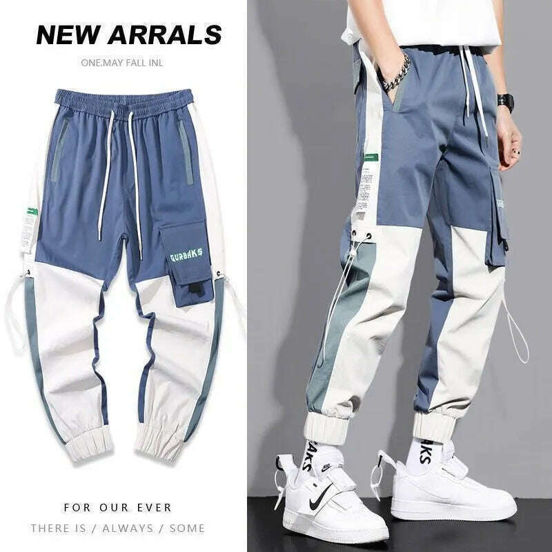 KIMLUD, Hip Hop Cargo Pants Men Streetwear Cotton Joggers Fashion Sweatpants Male Casual Harem Trousers Summer Harajuku Pants Men Women, New product 8 / XXXL, KIMLUD APPAREL - Womens Clothes