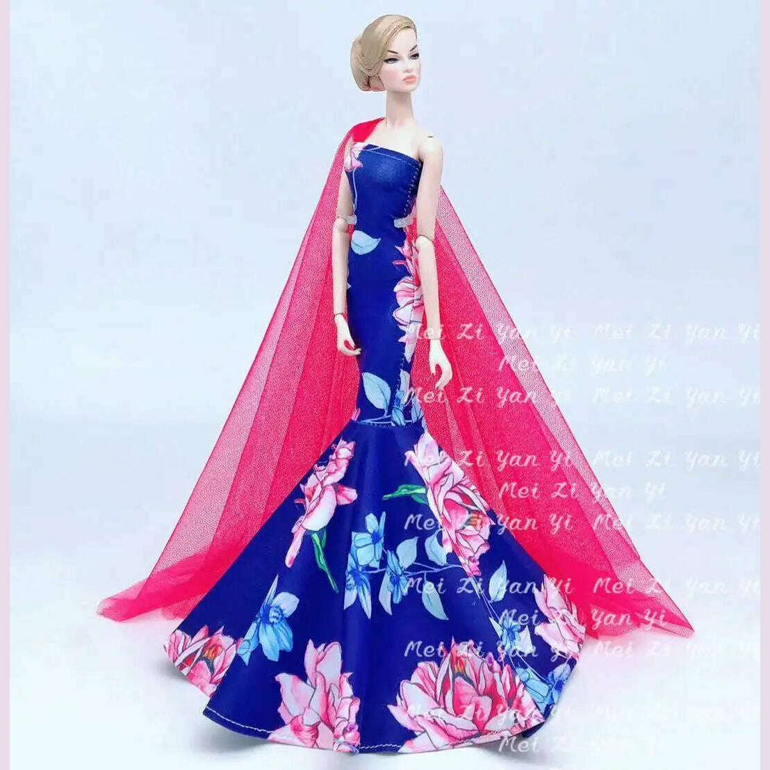 hot Wedding Dress for Barbie Doll Princess Evening Party Clothes Wears Long Dress Outfit Set for barbie clothes - KIMLUD