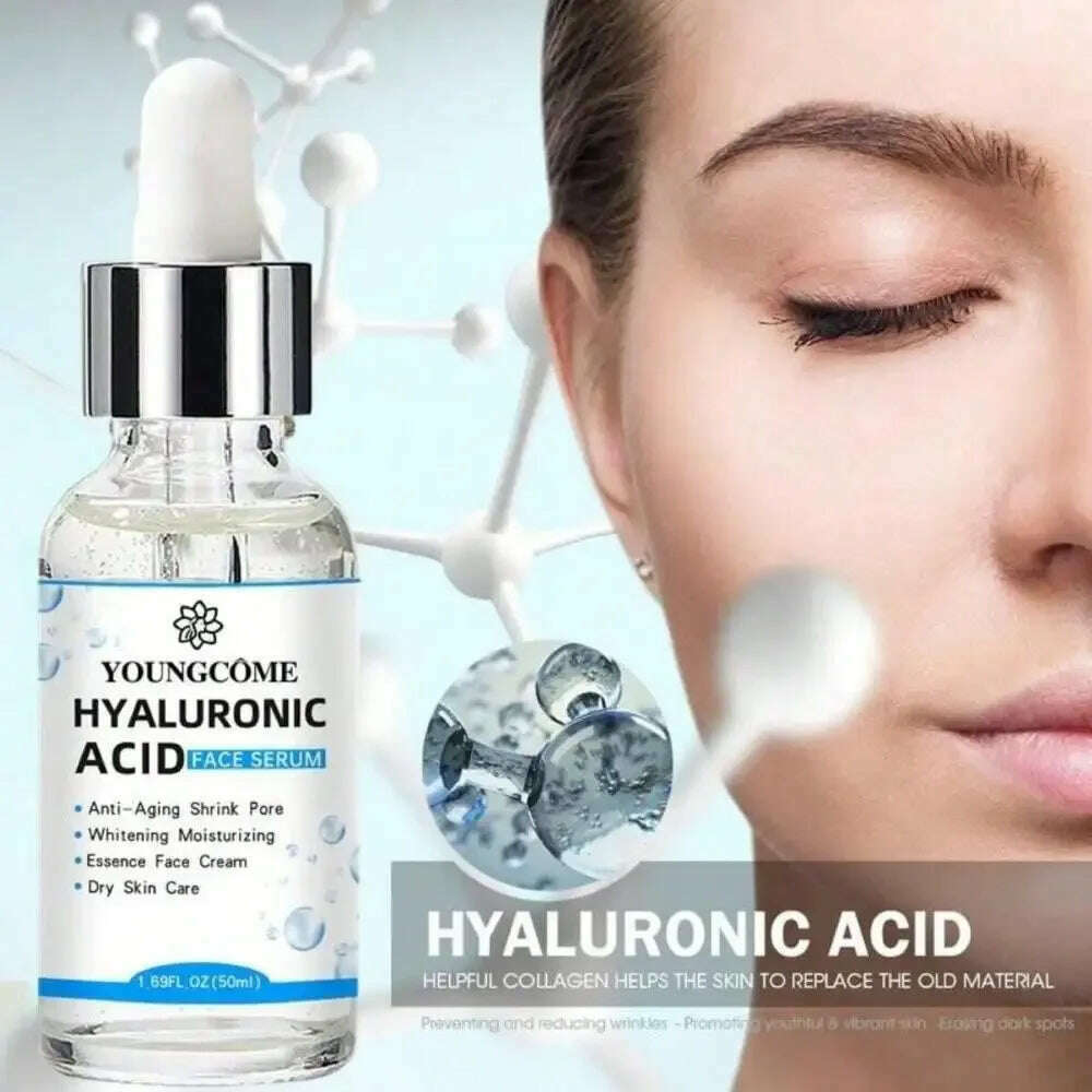 Hyaluronic Acid Facial Essence Deep Repair Moisturizing Facial Skin Anti-aging Essence Korean Skin Care Products - KIMLUD