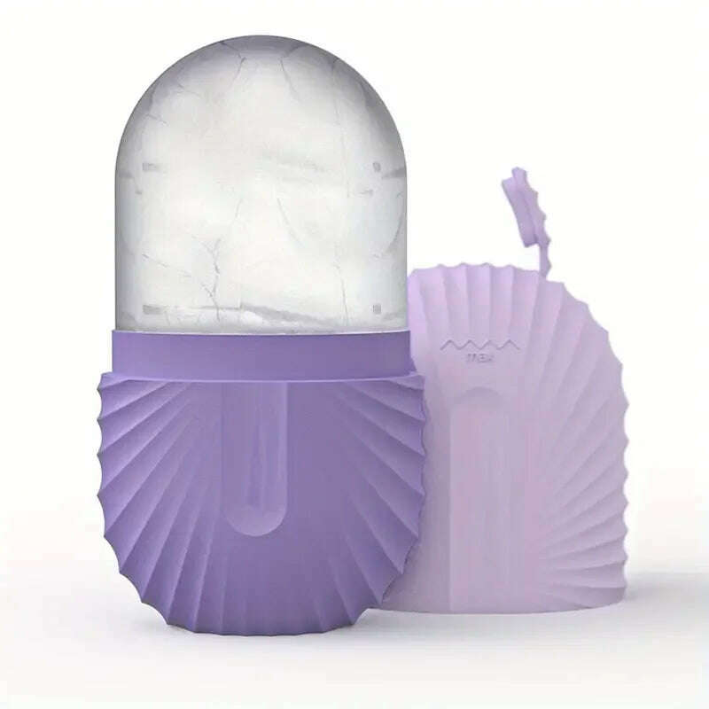 Ice Facial Roller Skin Care Beauty Lifting Contouring Tools Ice Cube Trays Ice Globe Balls Face Massager Skin Care Tool - KIMLUD