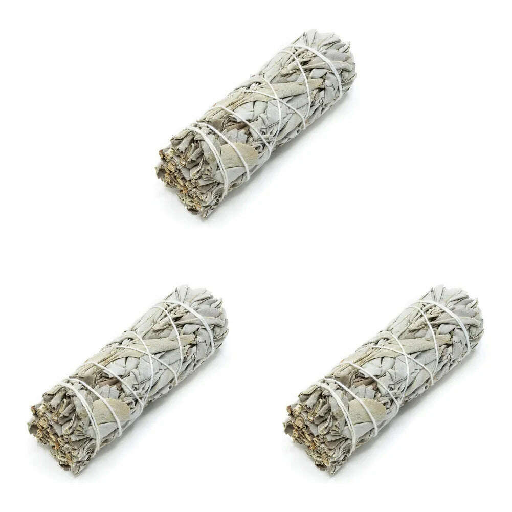 Incense White Sage Bundle Smudge Sticks Home Purification Spiritual Incense Sticks Meditation Portable Energy Cleansing Bundles - KIMLUD