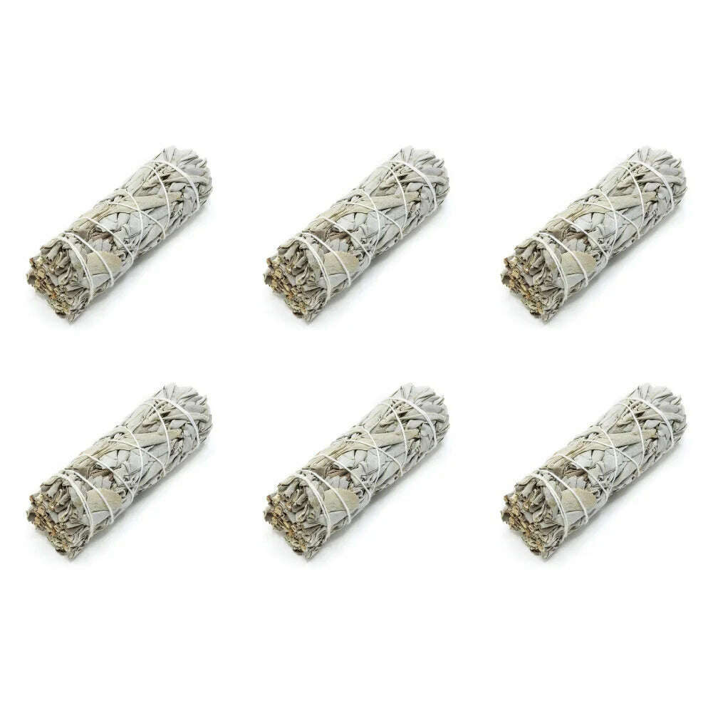 Incense White Sage Bundle Smudge Sticks Home Purification Spiritual Incense Sticks Meditation Portable Energy Cleansing Bundles - KIMLUD