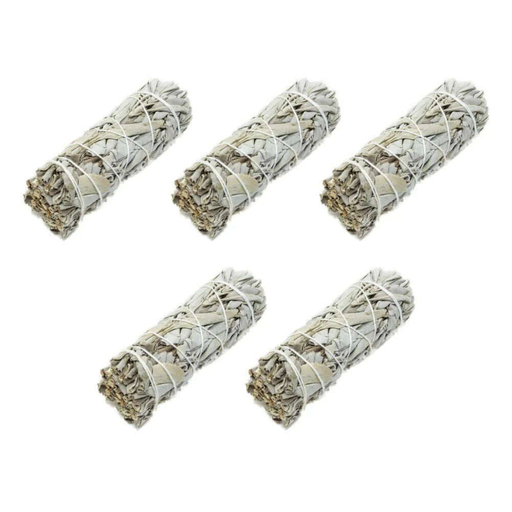 Incense White Sage Bundle Smudge Sticks Home Purification Spiritual Incense Sticks Meditation Portable Energy Cleansing Bundles - KIMLUD