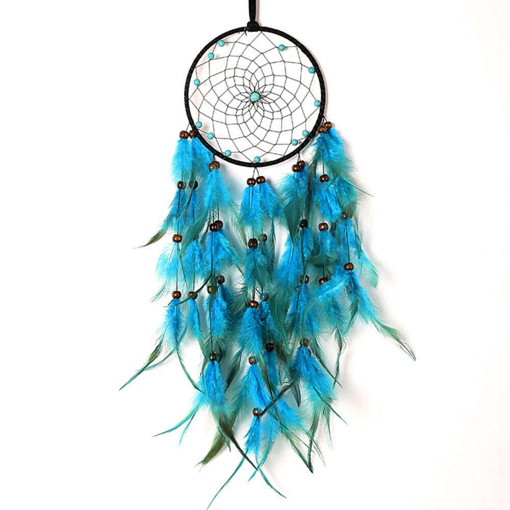 KIMLUD, Indian Style Dreamcatcher Handmade Wind Chimes Hanging Pendant Dream Catcher Home Wall Art Hangings Decorations, 22 / france, KIMLUD APPAREL - Womens Clothes