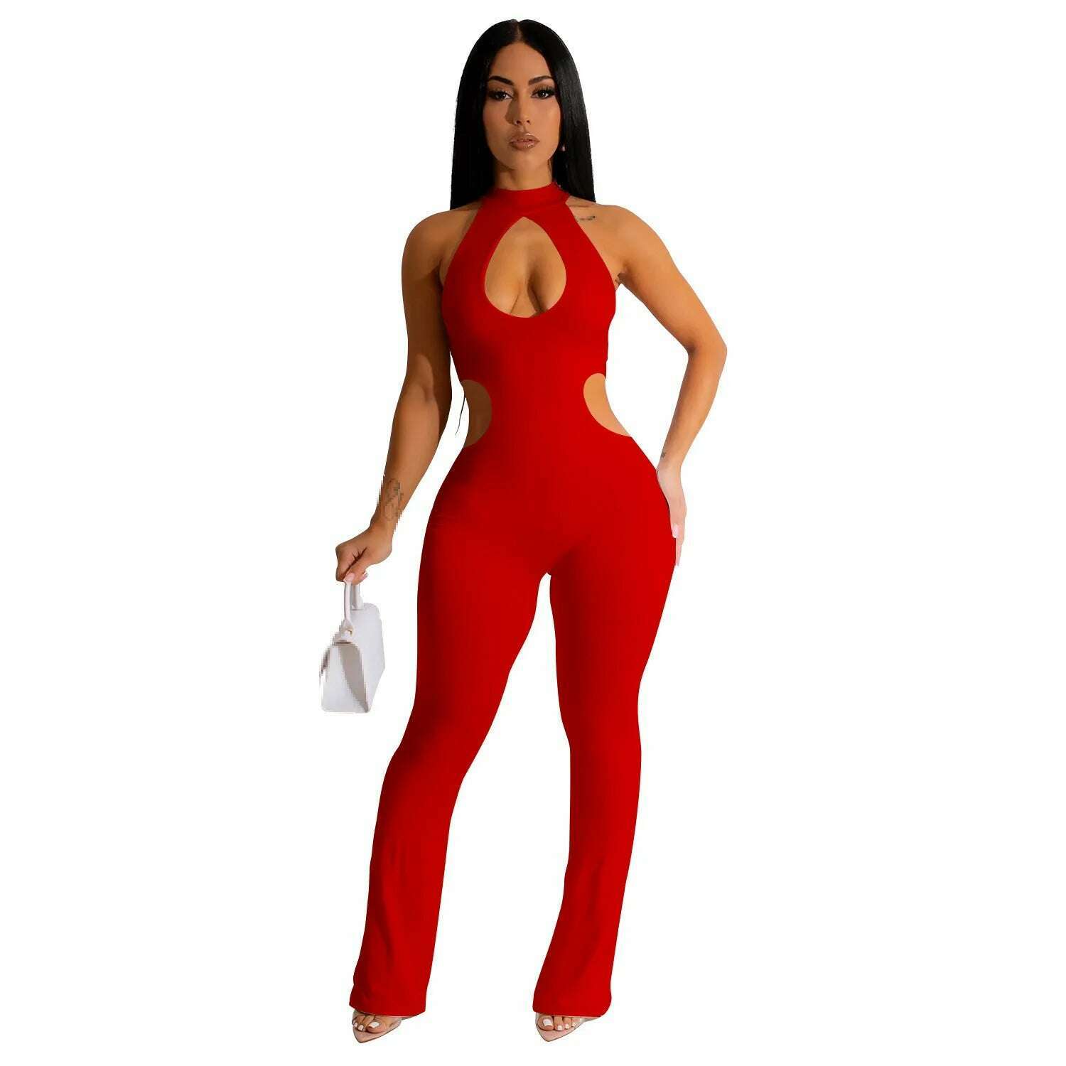 KIMLUD, jumpsuit women jumpsuit  women 2023 high quality one pieces club outfit for woman birthday outfits woman wholesale clothes 2023, KIMLUD Womens Clothes