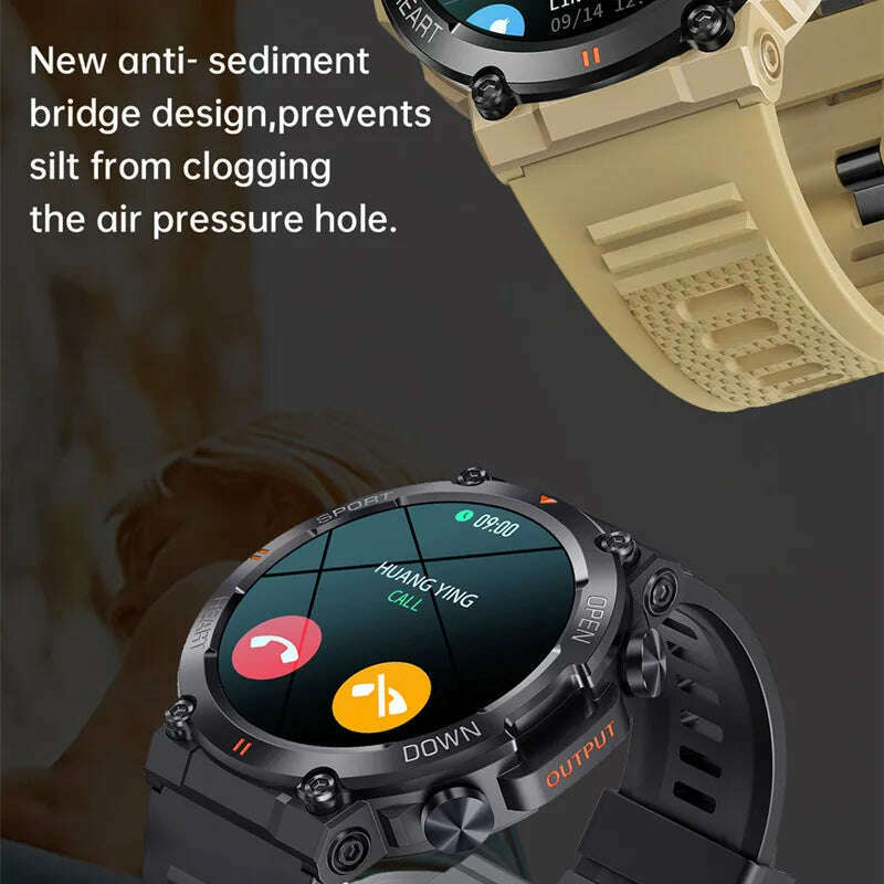 K56 Pro Smart Watch 1.39 Inch Men Women BT Call Heart Rate Blood Pressure 400mah Big Battery Sport Outdoors Smartwatch - KIMLUD