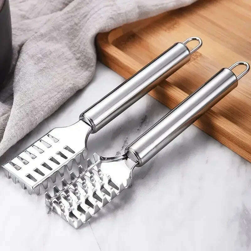 Kitchen Accessorie Stainless Fish Scales Scraping Graters Fast Remove Fish Cleaning Peeler Scraper Fish Bone Tweezers Tool Gadge - KIMLUD