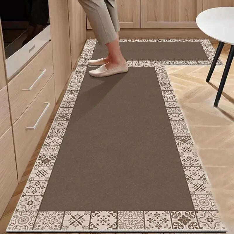 KIMLUD, Kitchen Rug Kitchen Mat Home Entrance Doormat Living Room Bedroom Balcony Hallway Decor Floor Carpet Non-Slip Bathroom Mat, 895 / 50cmx80cm 1pc, KIMLUD APPAREL - Womens Clothes