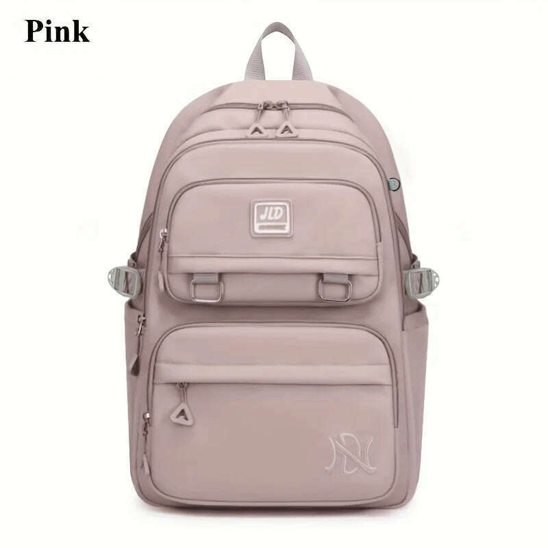 KIMLUD, Large Capacity Students Backpack Casual Waterproof Nylon Double Shoulder Bag Fashion Travel College Bag, KIMLUD Womens Clothes