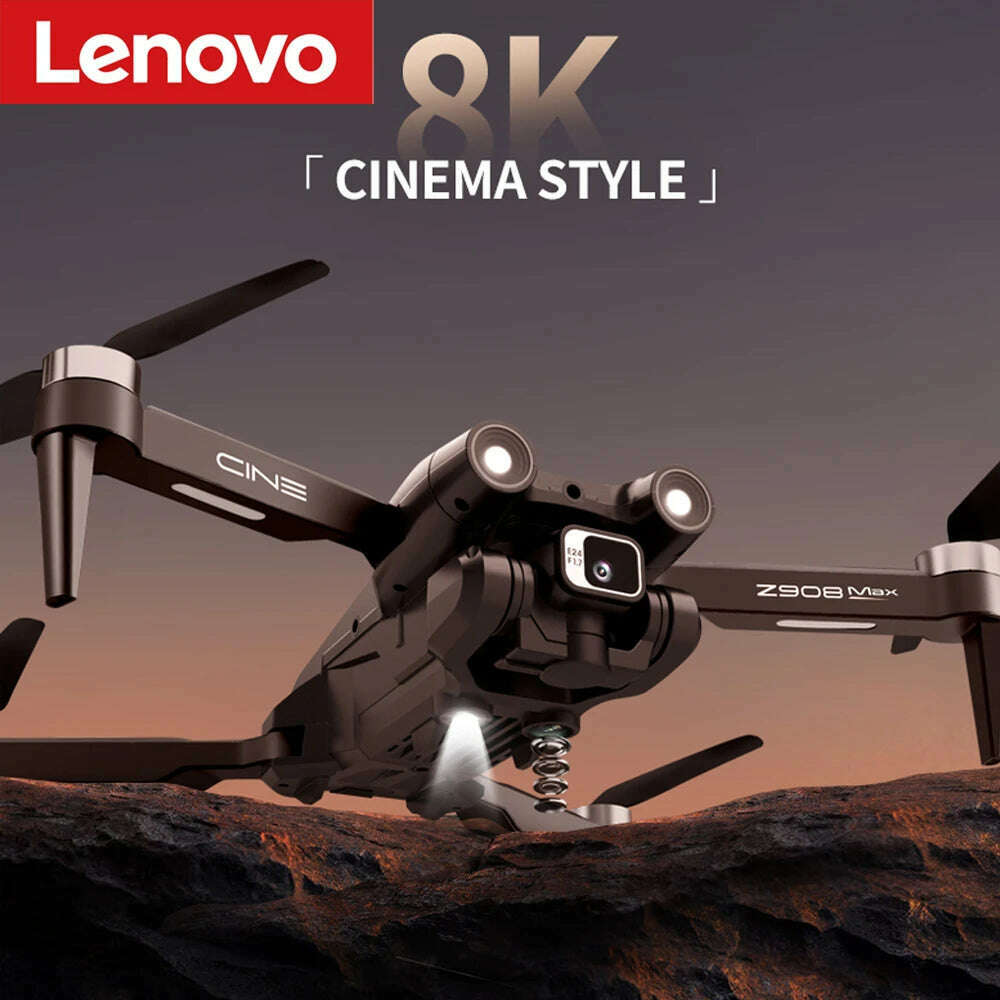 KIMLUD, Lenovo Z908 Pro Max Drone Profesional 8k Hd Dual Camera Optical Flow Obstacle Avoidance Brushless Foldable Quadcopter Rc 9000m, KIMLUD Womens Clothes