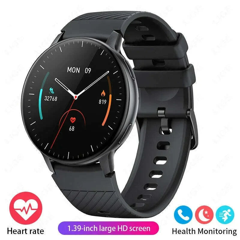 LIGE Bluetooth Call Smart Watch Women Custom Dial Steel Watches Men Sports Fitness Tracker Heart Rate Smartwatch For Android IOS - KIMLUD