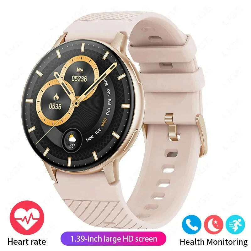 LIGE Bluetooth Call Smart Watch Women Custom Dial Steel Watches Men Sports Fitness Tracker Heart Rate Smartwatch For Android IOS - KIMLUD