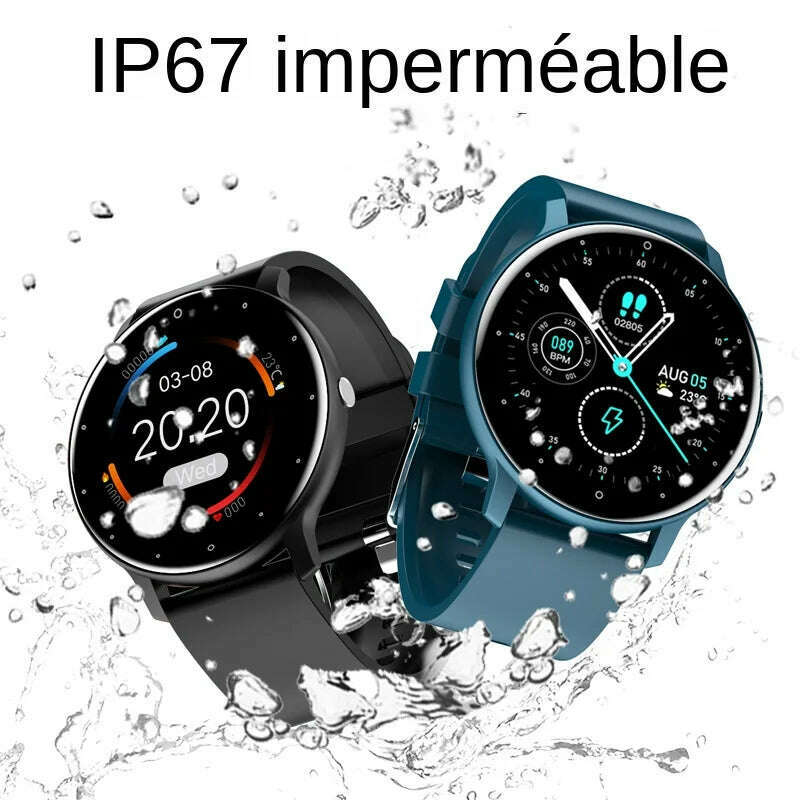 LIGE New Smart Watch Women Men Lady Sport Fitness Smartwatch Sleep Heart Rate Monitor Waterproof Men‘s Watches For IOS Android - KIMLUD