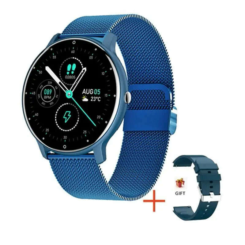 LIGE New Smart Watch Women Men Lady Sport Fitness Smartwatch Sleep Heart Rate Monitor Waterproof Men‘s Watches For IOS Android - KIMLUD