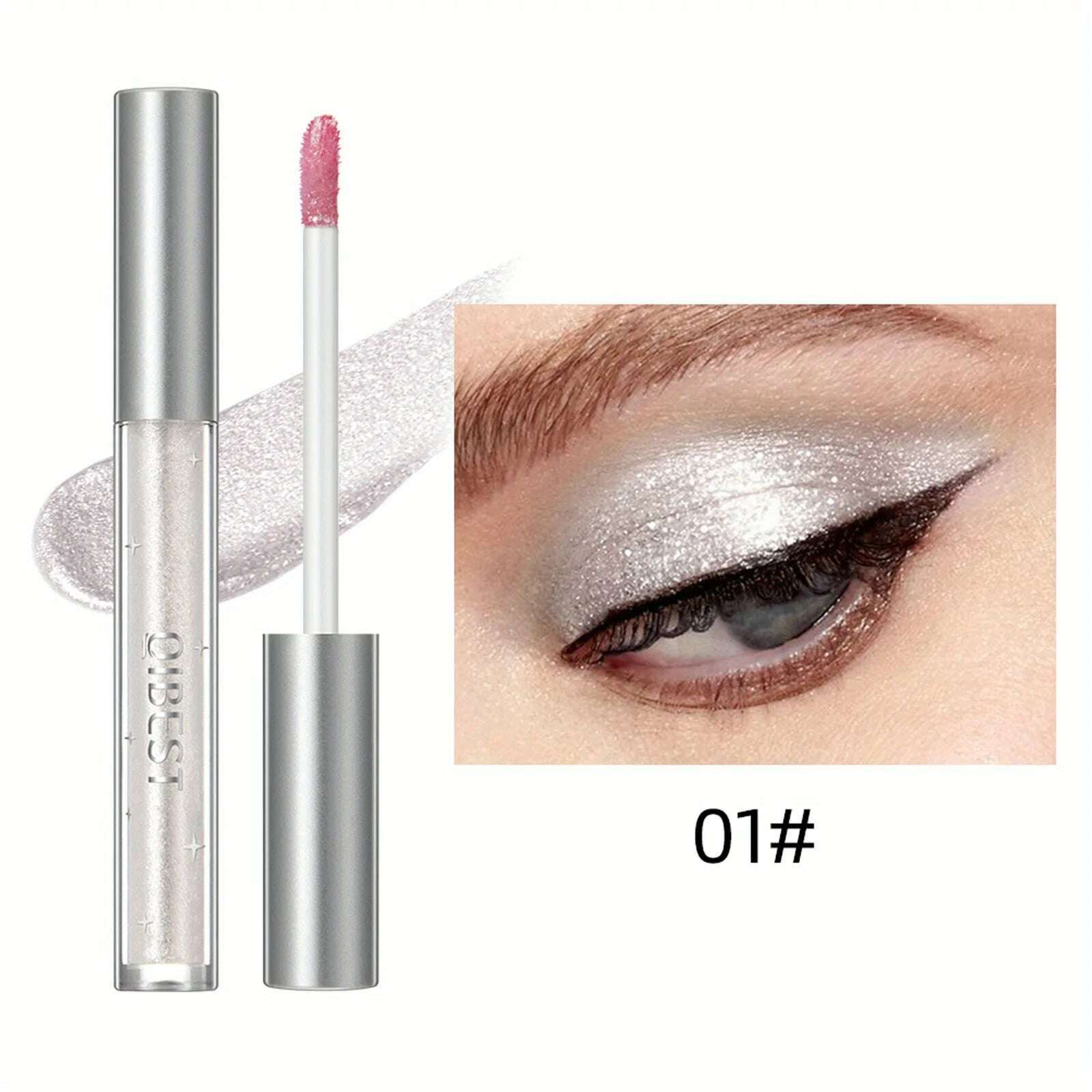 Liquid Eyeshadow Sticker Cosmetics Shadows Pencil Eyeliner Quick-drying Glitter Shimmer Eyeshadow Pen Outline Eye Makeup - KIMLUD