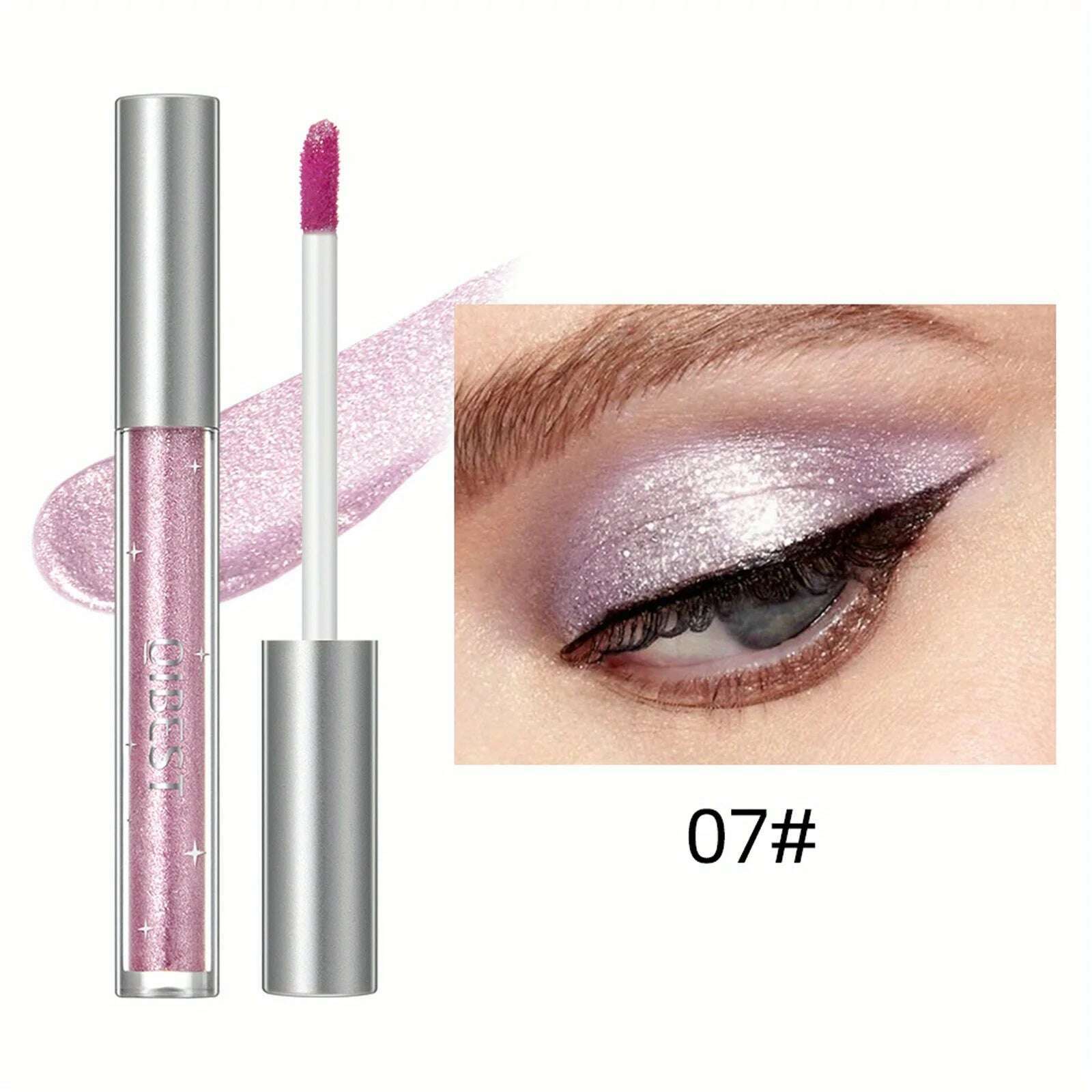 Liquid Eyeshadow Sticker Cosmetics Shadows Pencil Eyeliner Quick-drying Glitter Shimmer Eyeshadow Pen Outline Eye Makeup - KIMLUD