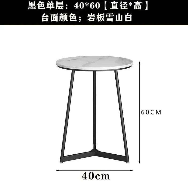 KIMLUD, Living Room Luxury Side Table Bedroom Metal Design Storage Premium Side Table Modern Iron Armoires De Salon Home Furniture, 40X60CM 1, KIMLUD APPAREL - Womens Clothes