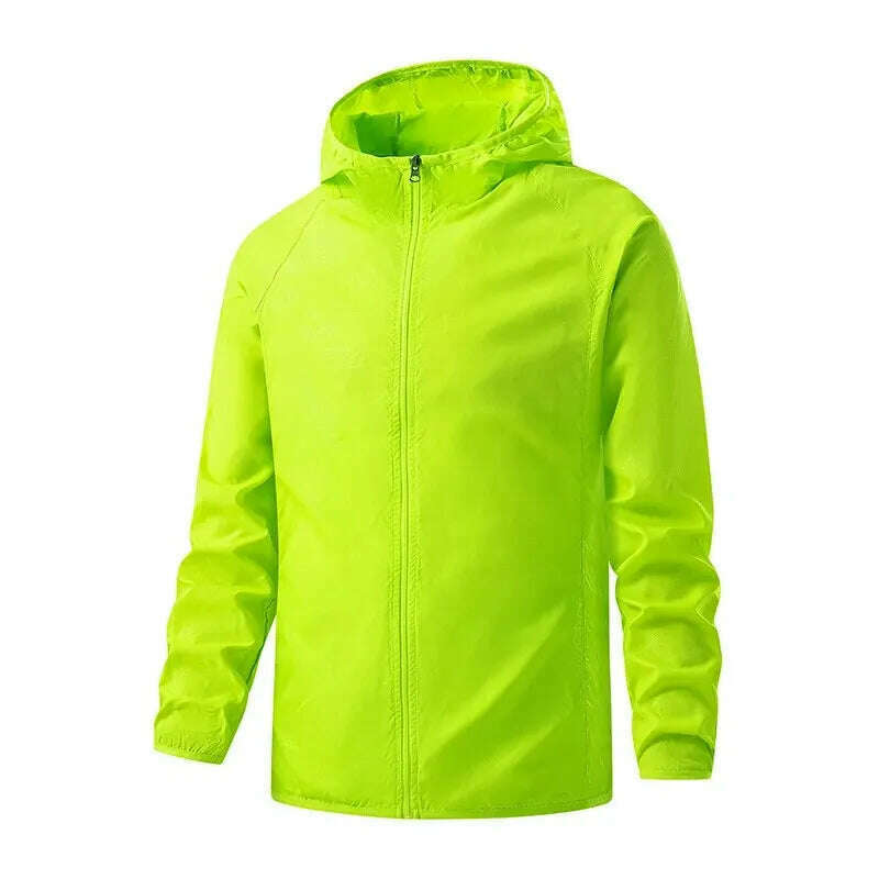 LNGXO Men Women Waterproof Hiking Jackets Sun Protection Windbreaker Camping Climbing Outdoor Rain Coat Unisex Portable Clothes - KIMLUD