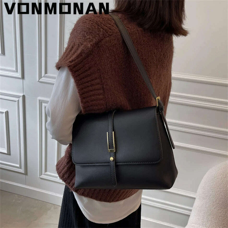 Luxury Designer Handbags Purses Women Fashion Shoulder Bags High Quality Leather Crossbody Messenger Bags for Female Sac A Main - KIMLUD