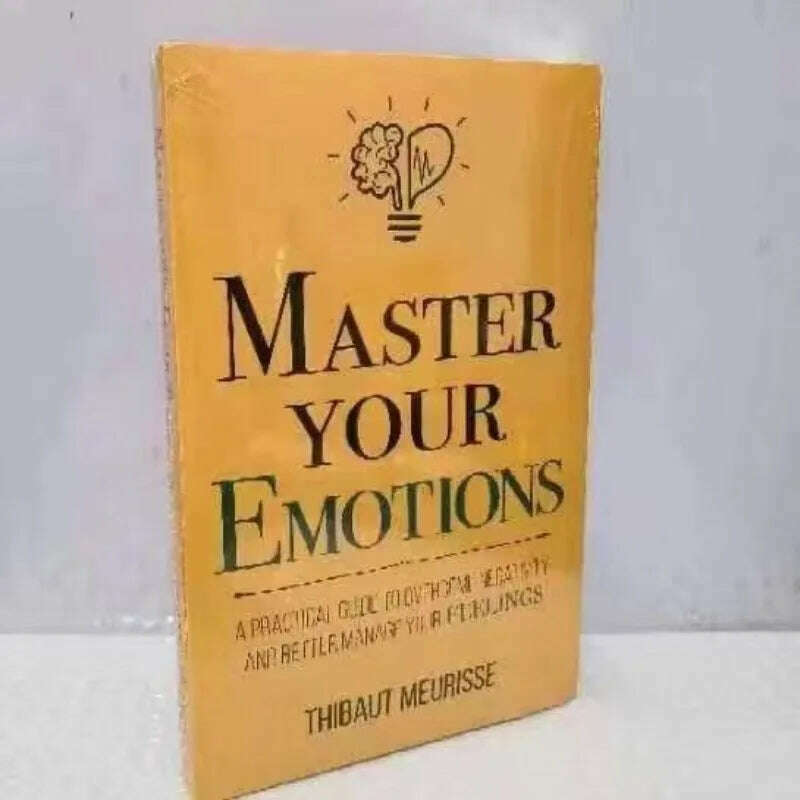 KIMLUD, Master Your Emotions By Thibaut Meurisse Inspirational Literature Works To Control Emotions Novel Book, KIMLUD Womens Clothes