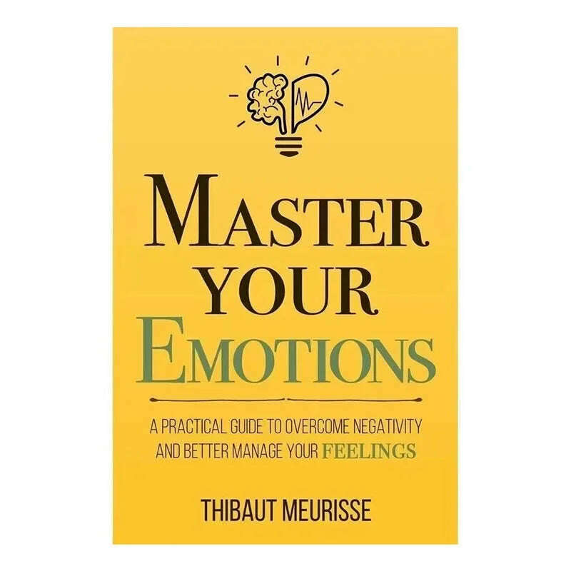 KIMLUD, Master Your Emotions By Thibaut Meurisse Inspirational Literature Works To Control Emotions Novel Book, 1 book, KIMLUD APPAREL - Womens Clothes