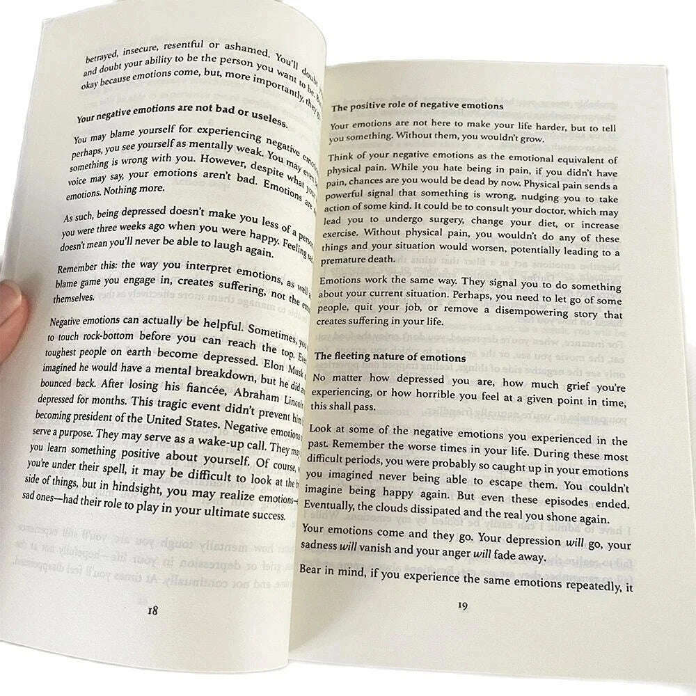 Master Your Emotions English Original Novel By Thibaut Meurisse Overcome Negativity And Better Manage Your Feelings Book - KIMLUD