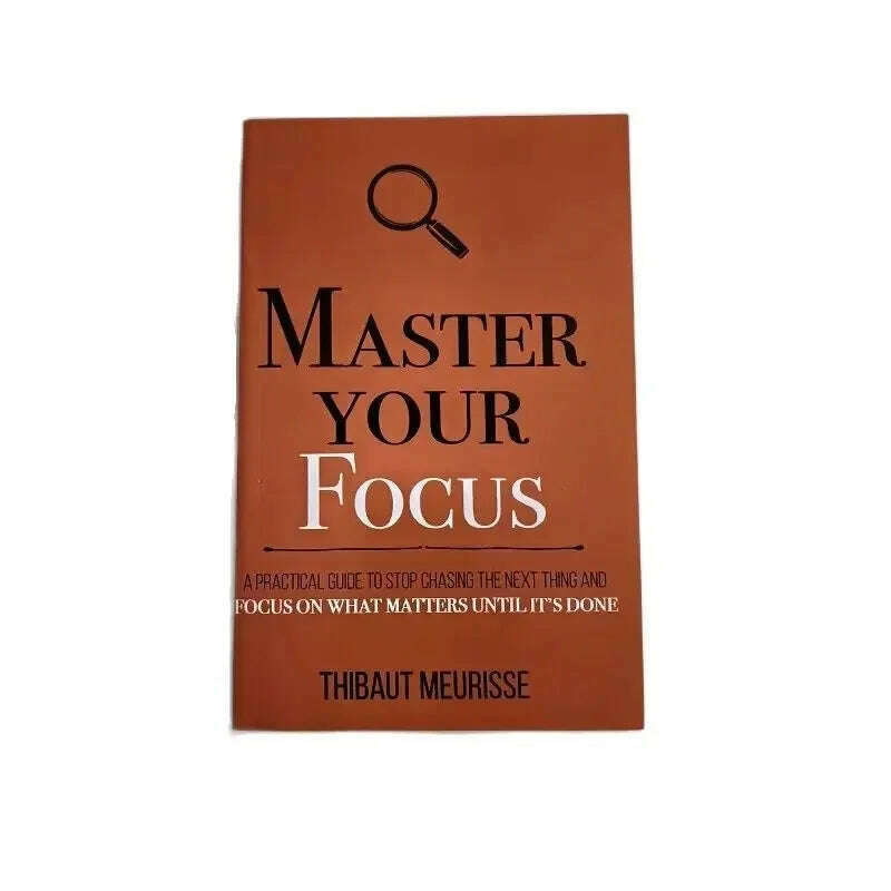 KIMLUD, Master Your Focus English Original Novel By Thibaut Meurisse Overcome Negativity And Better Manage Your Feelings Book, Default Title, KIMLUD APPAREL - Womens Clothes