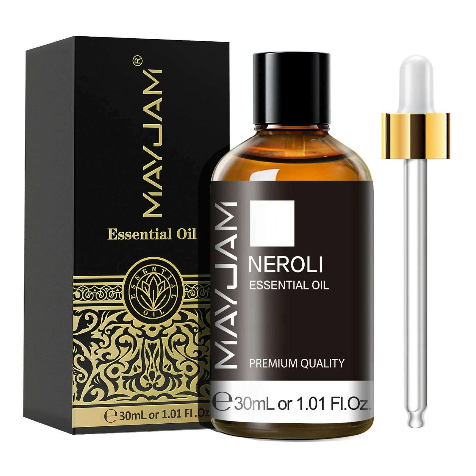 MAYJAM 30ML with Dropper Essential Oils Oregano Lemon Eucalyptus Spearmint Neroli Helichrysum Turmeric Anise Star Tea Tree - KIMLUD