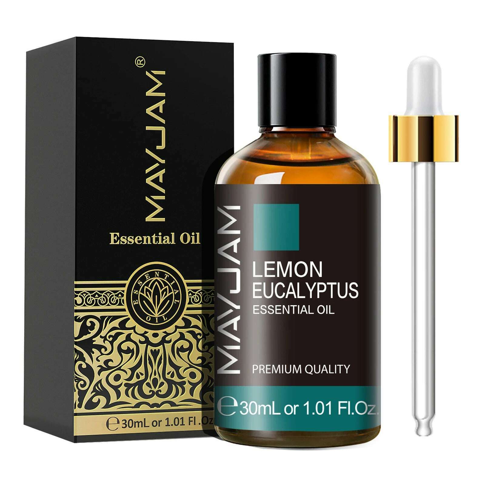 KIMLUD, MAYJAM 30ML with Dropper Essential Oils Oregano Lemon Eucalyptus Spearmint Neroli Helichrysum Turmeric Anise Star Tea Tree, Lemon Eucalyptus / 30ml, KIMLUD APPAREL - Womens Clothes