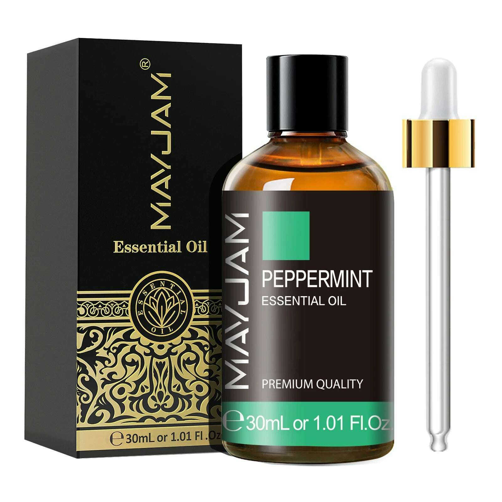 MAYJAM 30ML with Dropper Essential Oils Oregano Lemon Eucalyptus Spearmint Neroli Helichrysum Turmeric Anise Star Tea Tree - KIMLUD