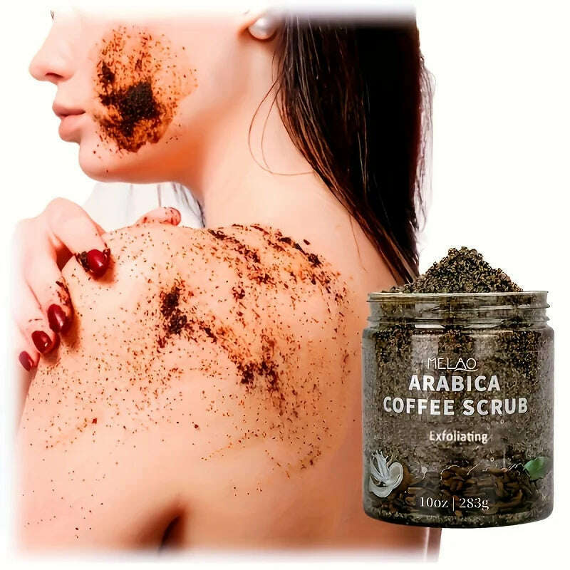 KIMLUD, MELAO Arabica Coffee Scrub - All Natural Exfoliating Body Scrub for Skin Care Dead Sea Salt and Arabica Coffee Moisturizing, KIMLUD Womens Clothes