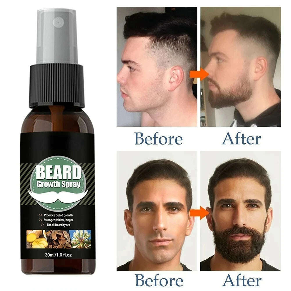 KIMLUD, Men Beard Growth Essential Oils Essence Spray Nourishing and Moisturizing Spray Beard Care Grooming Oil, KIMLUD Womens Clothes